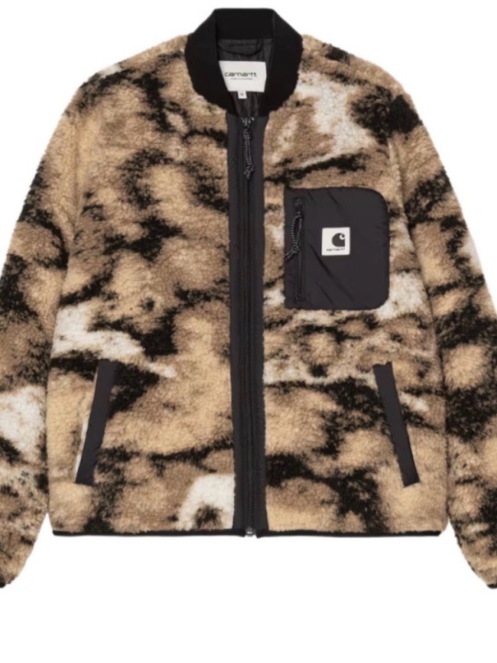 Carhartt women’s Carhartt WIP Zip-Up Janet Fleece Jacket NWT